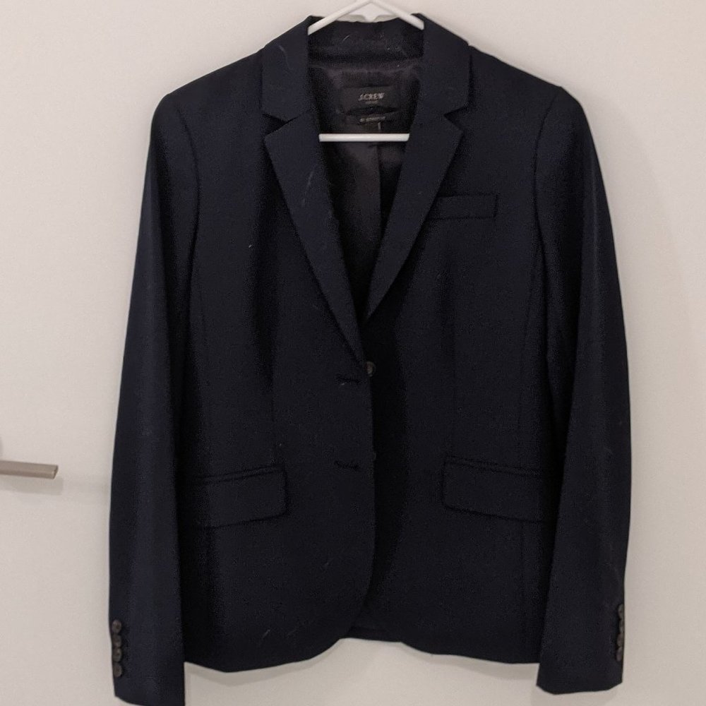 Navy J Crew Blazer